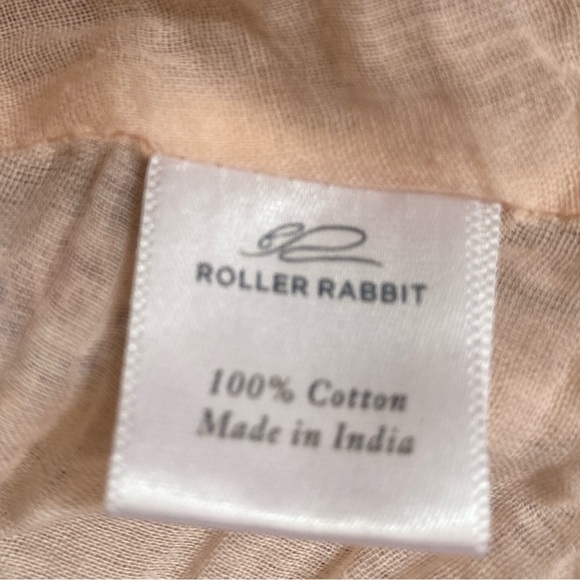 Roberta Roller Rabbit V Neck Print Baby Doll Dress Tiered - Picture 5 of 7